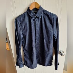 Guess Navy Denim Shirt